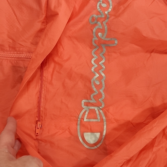 Champion women's lightweight rain pullover with hoodie - Picture 2 of 7